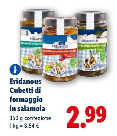 Eridanous - Cubetti Di Formaggio In Salamoia