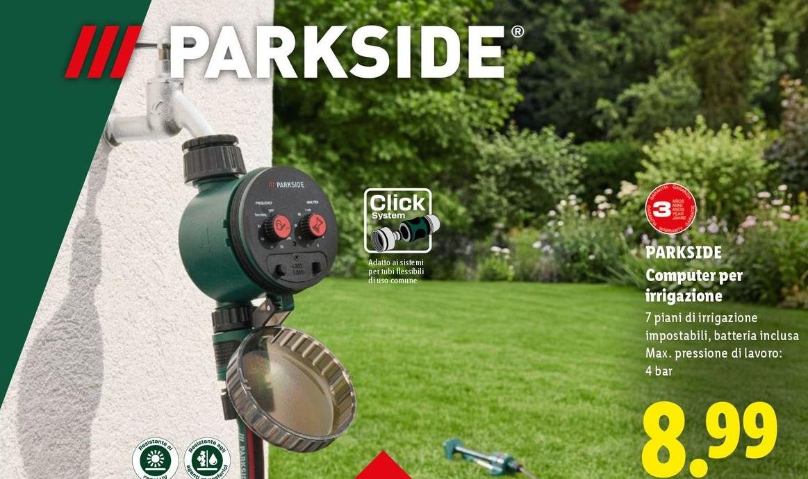 Parkside - Computer Per Irrigazione