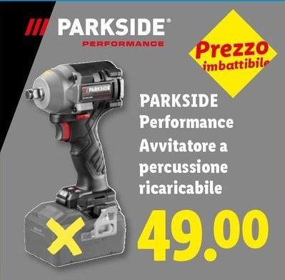 Parkside Performance - Avvitatore A Percussione Ricaricabile