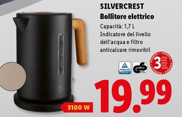 Silvercrest - Bollitore Elettrico
