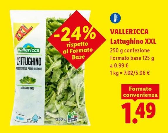 Vallericca - Lattughino Xxl