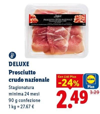 Deluxe - Prosciutto Crudo Nazionale