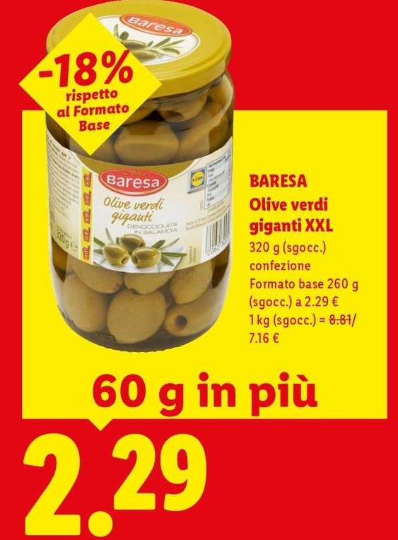 Baresa - Olive Verdi Giganti Xxl