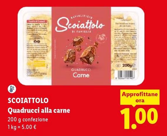 Scoiattolo - Quadrucci Alla Carne