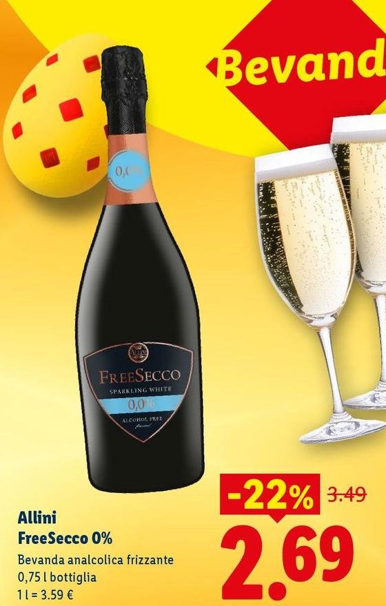 Allini - FreeSecco Vino Analcolico 0% Vol.