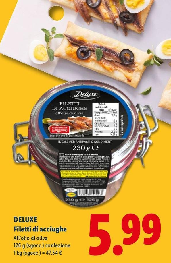 Deluxe - Filetti Di Acciughe