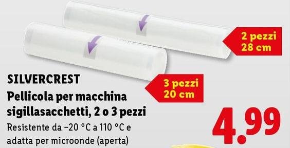 Silvercrest - Pellicola Per Macchina Sigillasacchetti, 2 O 3 Pezzi