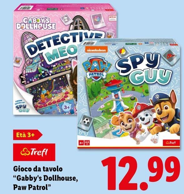 Gioco Da Tavolo "Gabby's Dollhouse, Paw Patrol"
