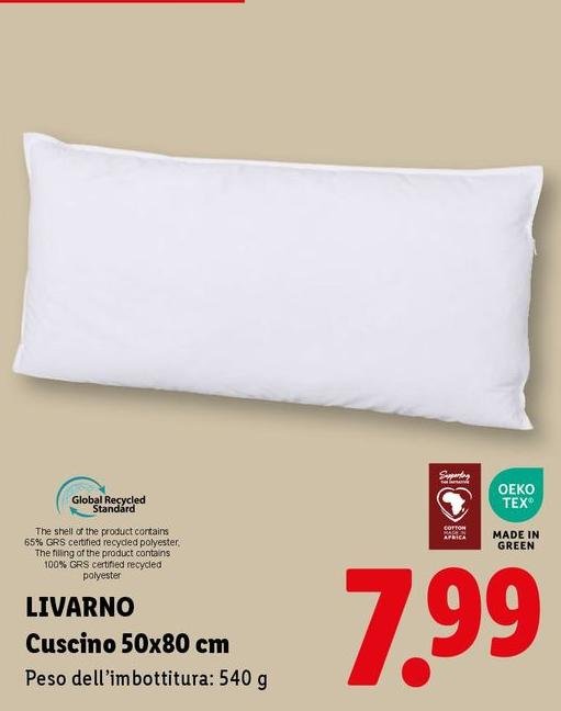 Livarno - Cuscino 50x80 Cm