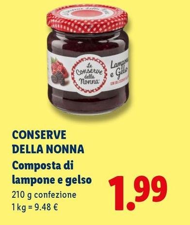 Le Conserve Della Nonna - Composta Di Lampone E Gelso