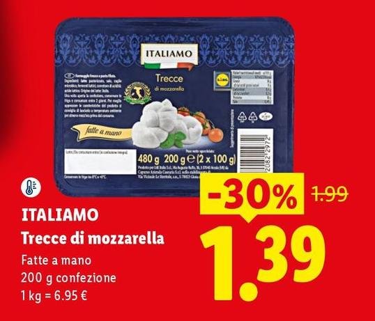 Italiamo - Trecce Di Mozzarella