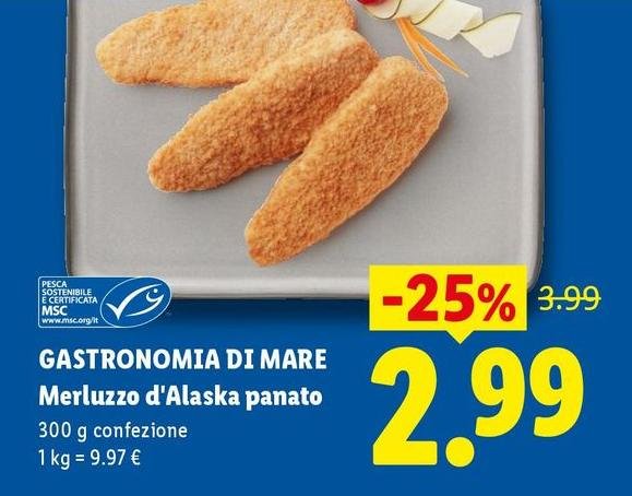 Gastronomia Di Mare - Merluzzo D'Alaska Panato