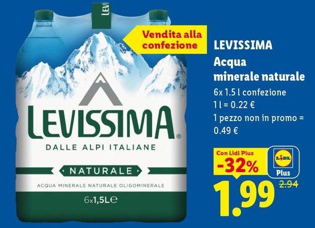 Levissima - Acqua Minerale Naturale