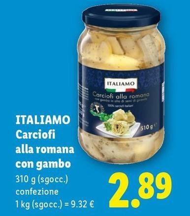 Italiamo - Carciofi Alla Romana Con Gambo