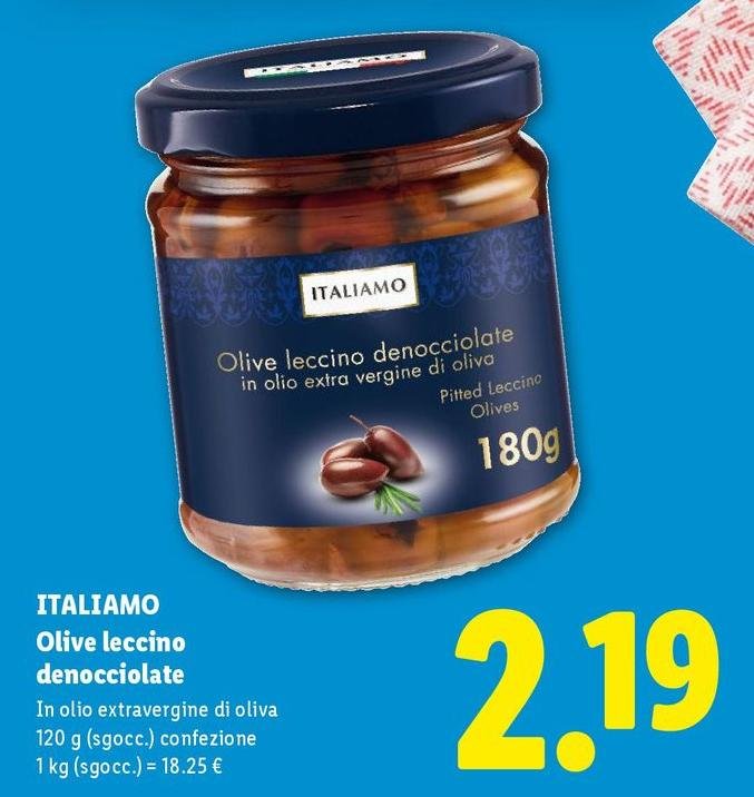Italiamo - Olive Leccino Denocciolate