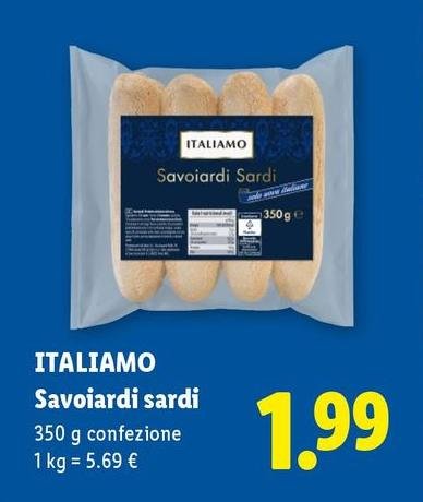 Italiamo - Savoiardi Sardi