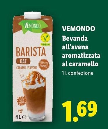 Vemondo - Bevanda All'Avena Aromatizzata Al Caramello