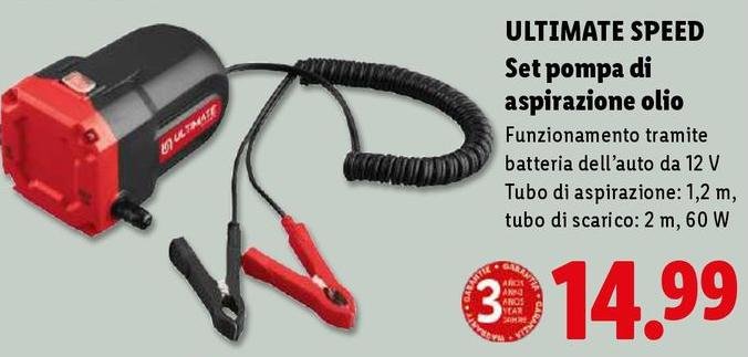 Ultimate Speed - Set Pompa Di Aspirazione Olio