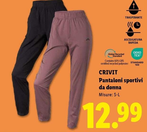 Crivit - Pantaloni Sportivi Da Donna
