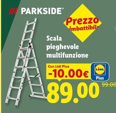 Parkside - Scala Pieghevole Multifunzione