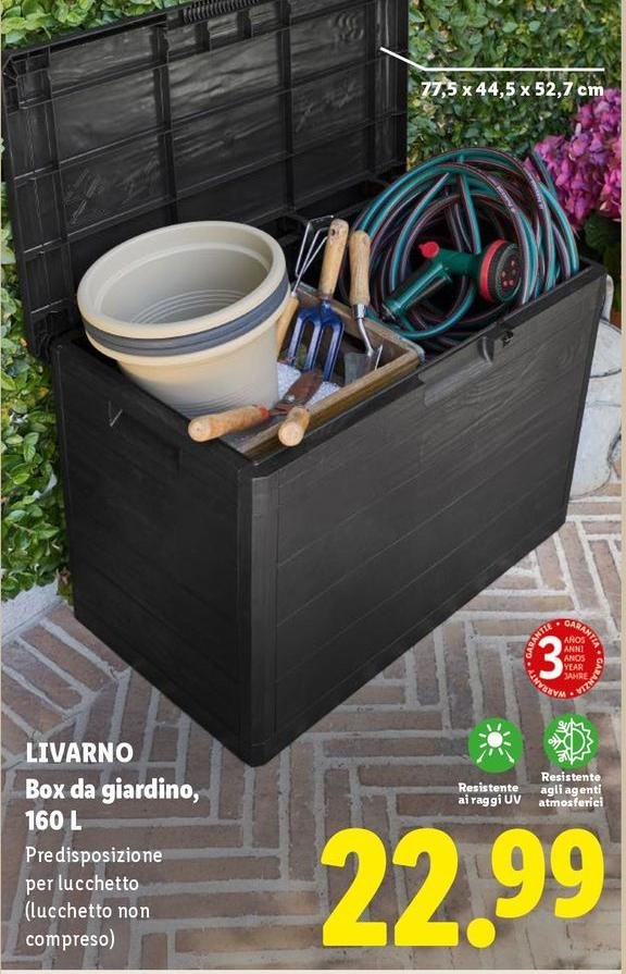 Livarno - Box Da Giardino 160L
