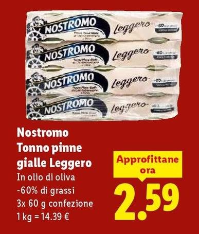 Nostromo - Tonno Pinne Gialle Leggero