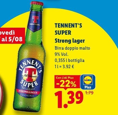 Tennent's Super - Strong Lager