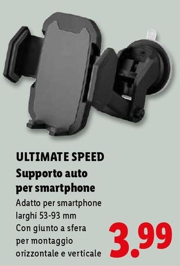 Sfera - Ultimate Speed Supporto Auto Per Smartphone