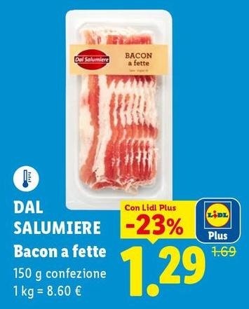 Dal Salumiere - Bacon A Fette
