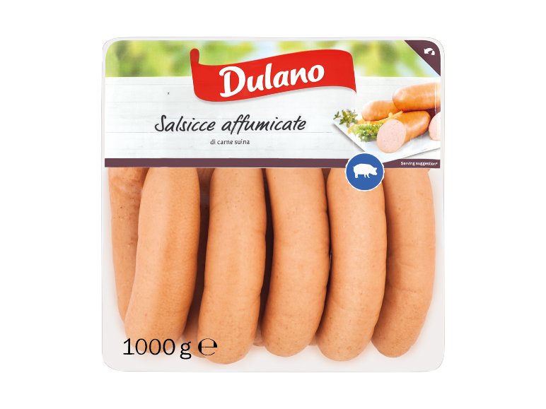 Würstel affumicati di carne suina