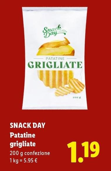 Snack Day - Patatine Grigliate
