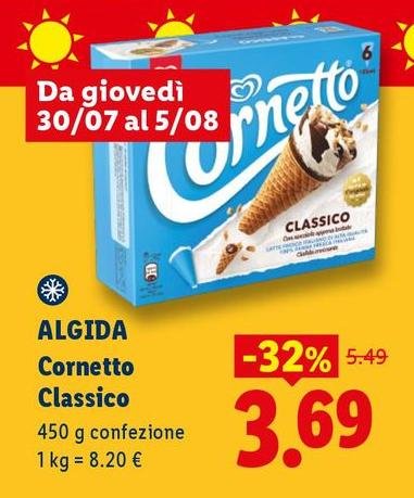 Algida - Cornetto Classico