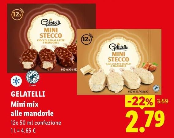 Gelatelli - Mini Mix Alle Mandorle