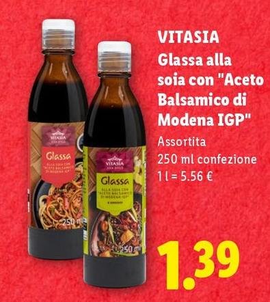 Vitasia - Glassa Alla Soia Con "Aceto Balsamico Di Modena IGP"