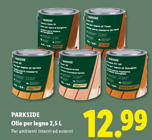 Parkside - Olio Per Legno 2,5 L