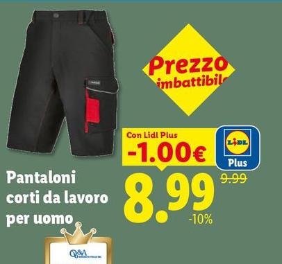 Parkside - Pantaloni Corti Da Lavoro Per Uomo