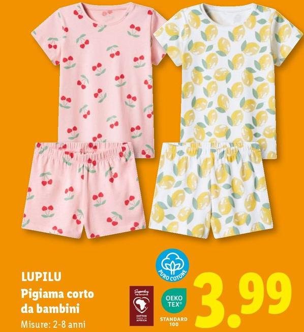 Lupilu - Pigiama Corto Da Bambini