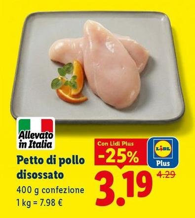 Petto Di Pollo Disossato