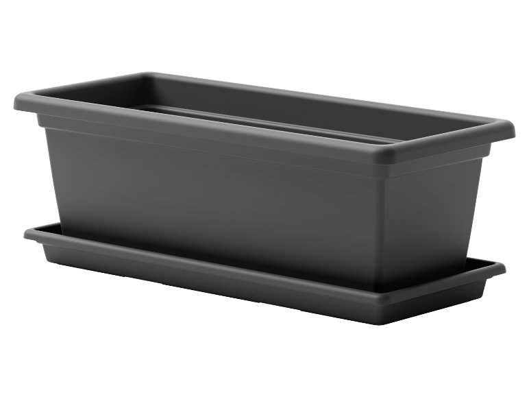 Fioriera con sottovaso, 40 cm