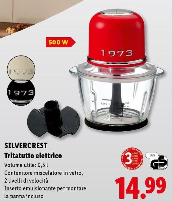Silvercrest - Tritatutto Elettrico