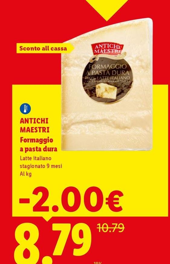 Antichi Maestri - Formaggio A Pasta Dura