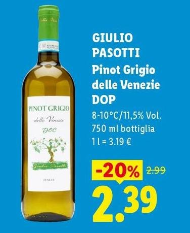 Giulio Pasotti - Pinot Grigio Delle Venezie DOP