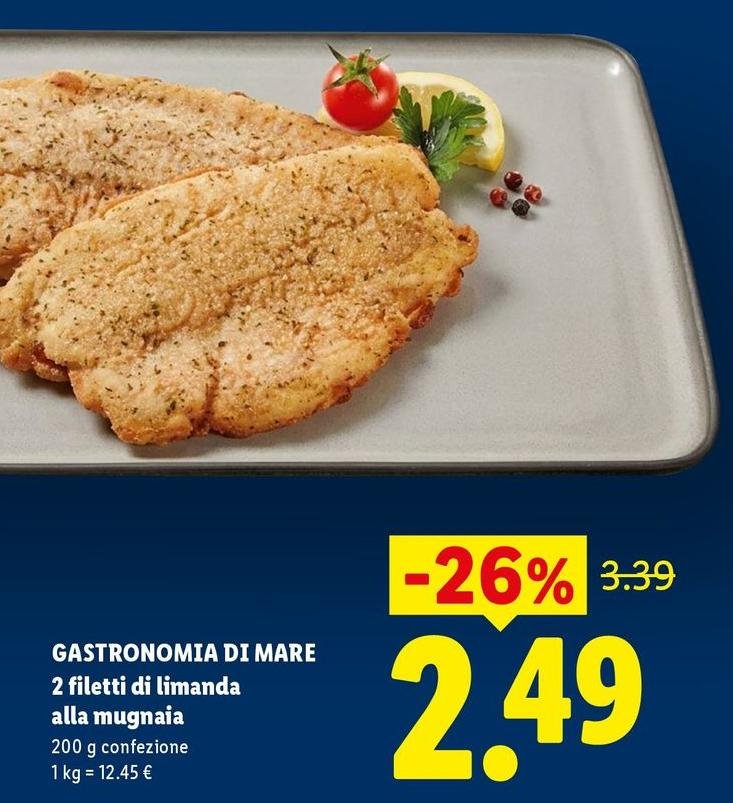 Gastronomia Di Mare - 2 Filetti Di Limanda Alla Mugnaia