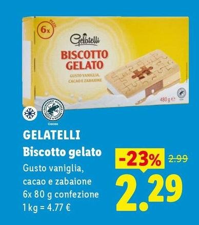 Gelatelli - Biscotto Gelato