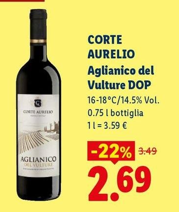 Corte Aurelio - Aglianico Del Vulture DOP