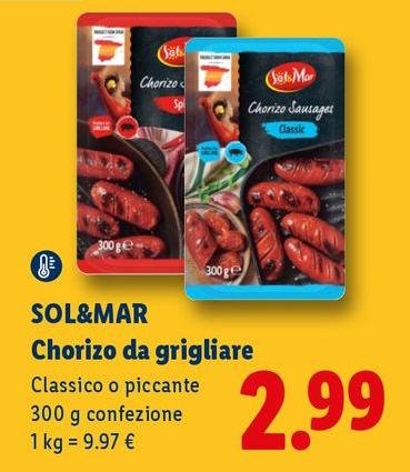 Sol & Mar - Chorizo Da Grigliare