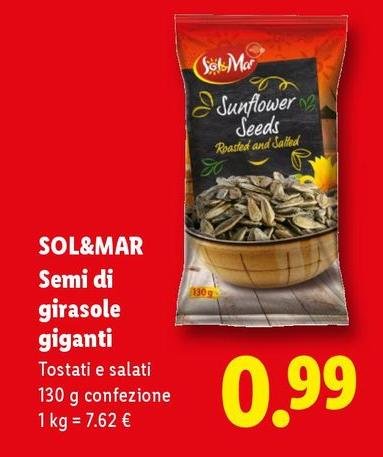 Sol & Mar - Semi Di Girasole Giganti