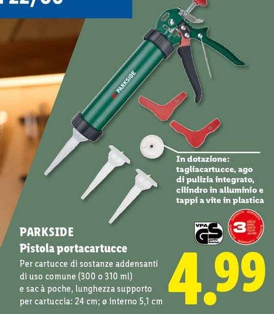 Parkside - Pistola Portacartucce