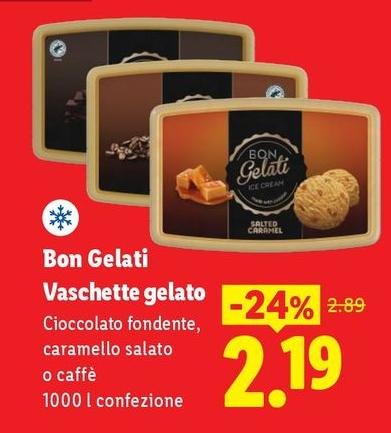 Bon Gelati -  Vaschette Gelato