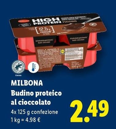 Milbona - Budino Proteico Al Cioccolato